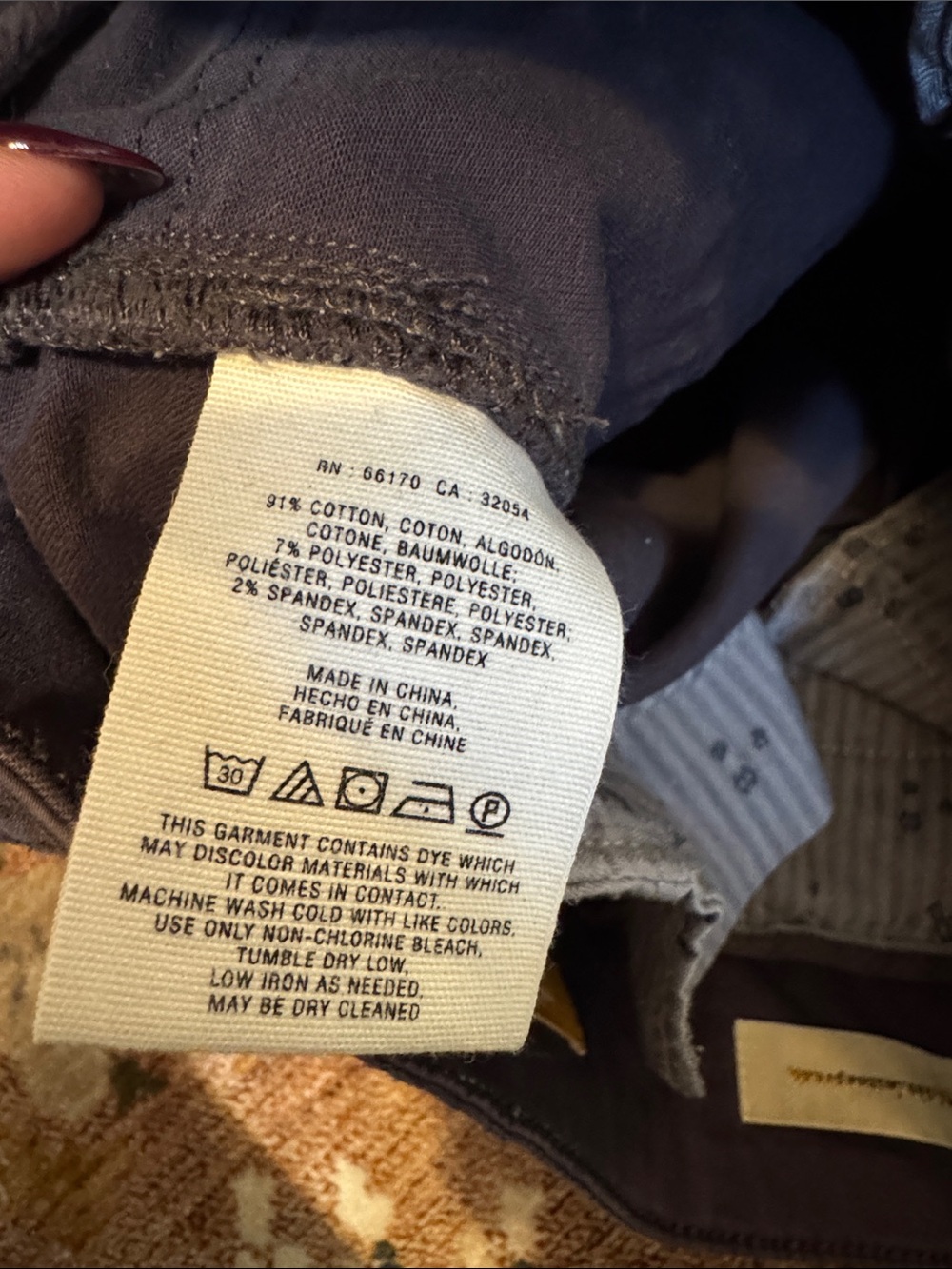 Pilcro and the Letterpress Slim Cargo-Style Skinny Pants in Charcoal Gray - Picture 6 of 6